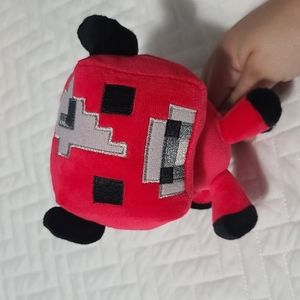 Mincraft red pig